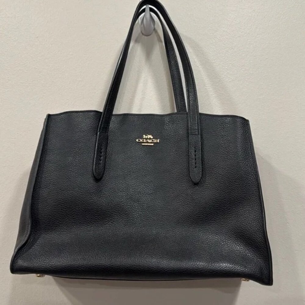 Coach Black Charlie Carryall